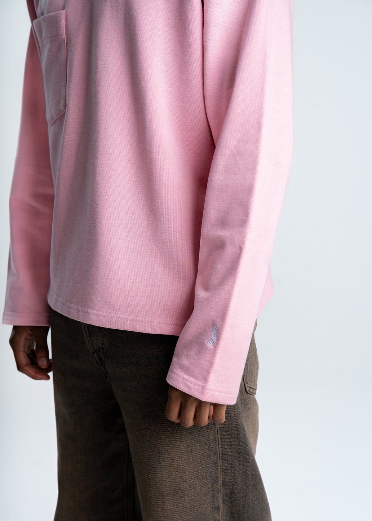 Pierre Bouelle Pierre long sleeve in pink, view 5