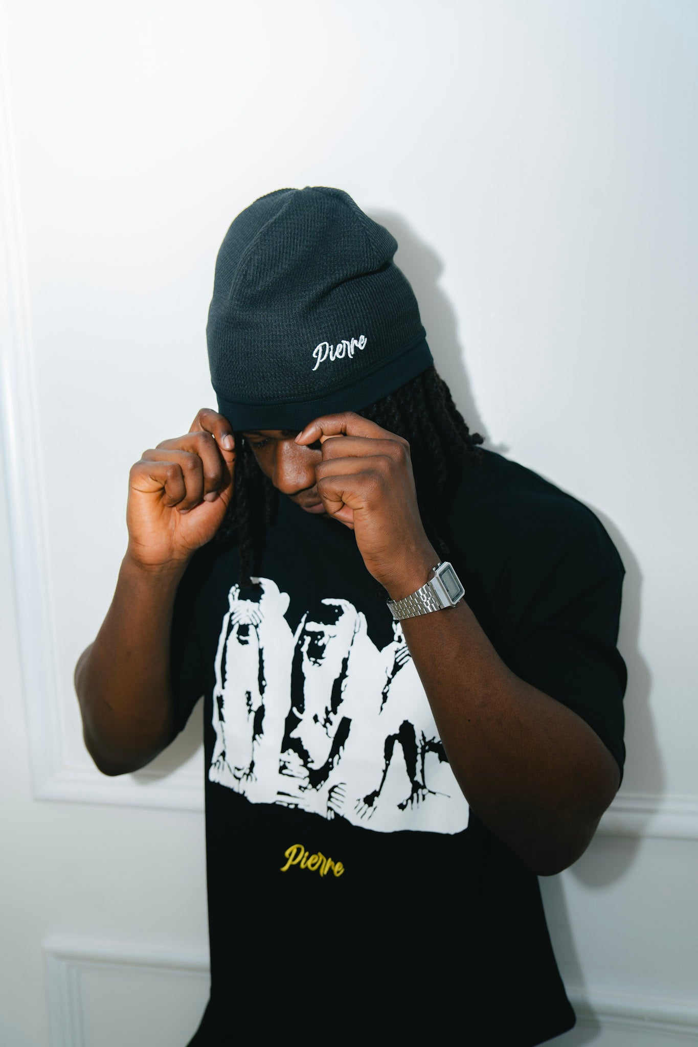 "PIERRE" WAFFLE KNIT SKULLY