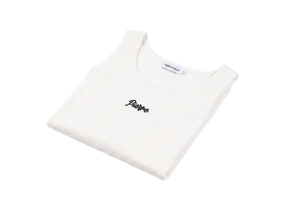 Pierre Bouelle Pierre women's tank top in white