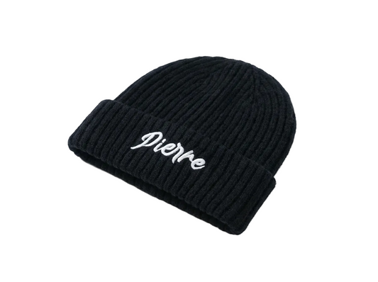 Pierre Bouelle Pierre beanie in black
