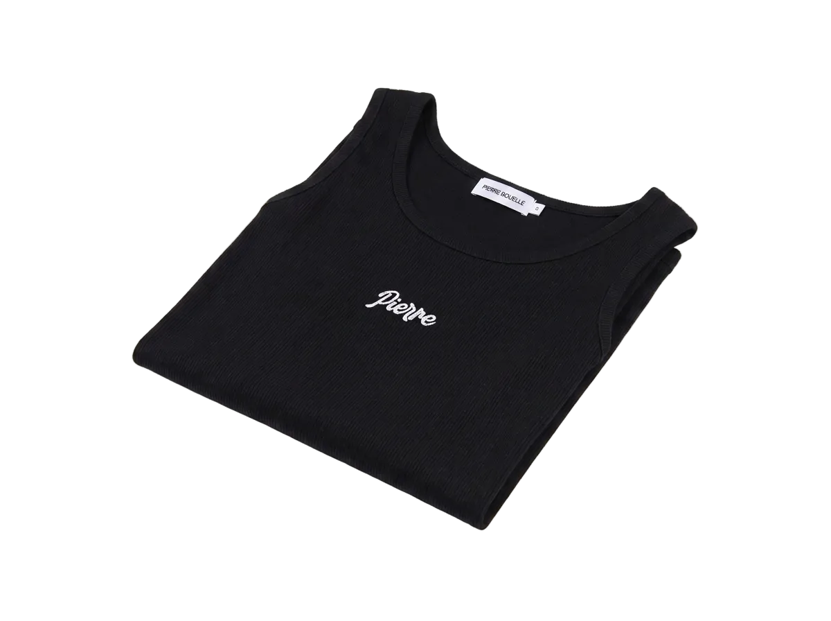 Pierre Bouelle Pierre men's tank top in black